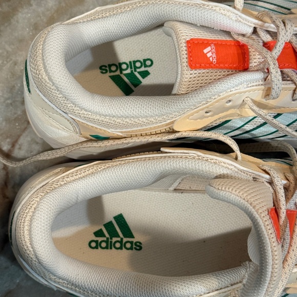 Men’s ADIDAS Spiritian 2000 Wonder White Core Green Sneakers- Size 9 - Picture 4 of 9